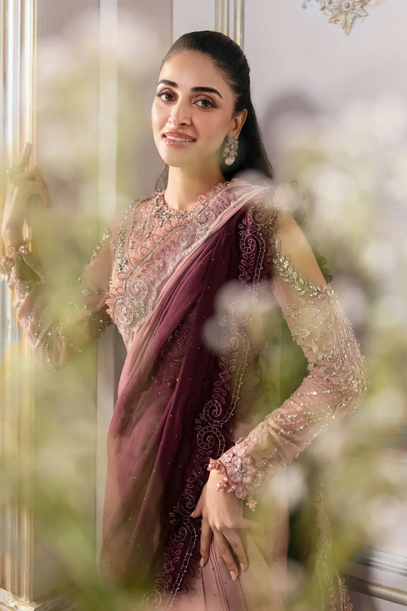 Maria B Embroidered 2025 Raw Silk – view 9 – Poshaq