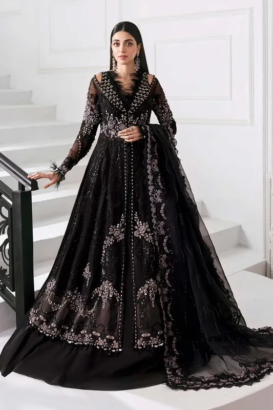 Maria B Embroidered 2025 Raw Silk – view 1 – Poshaq