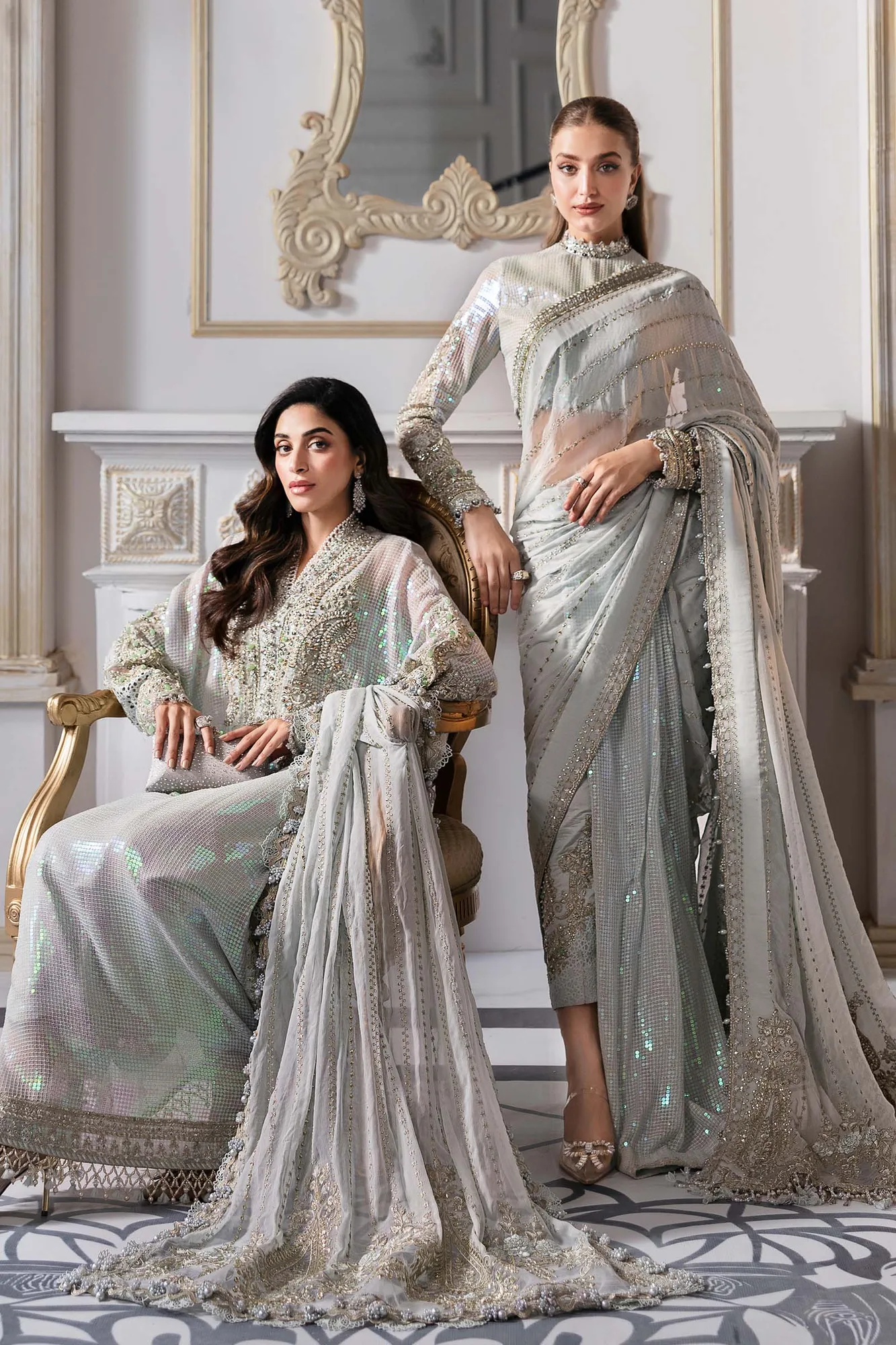 Maria B Embroidered 2025 Organza – view 1 – Poshaq