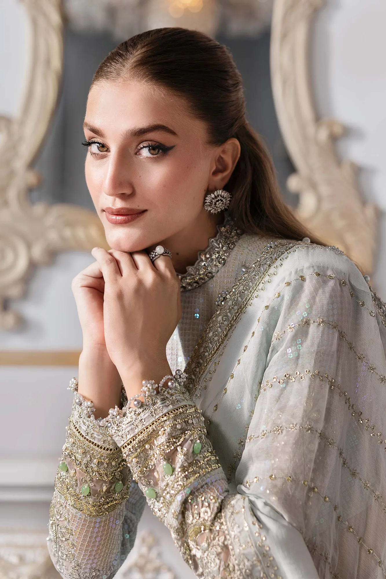 Maria B Embroidered 2025 Organza – view 12 – Poshaq