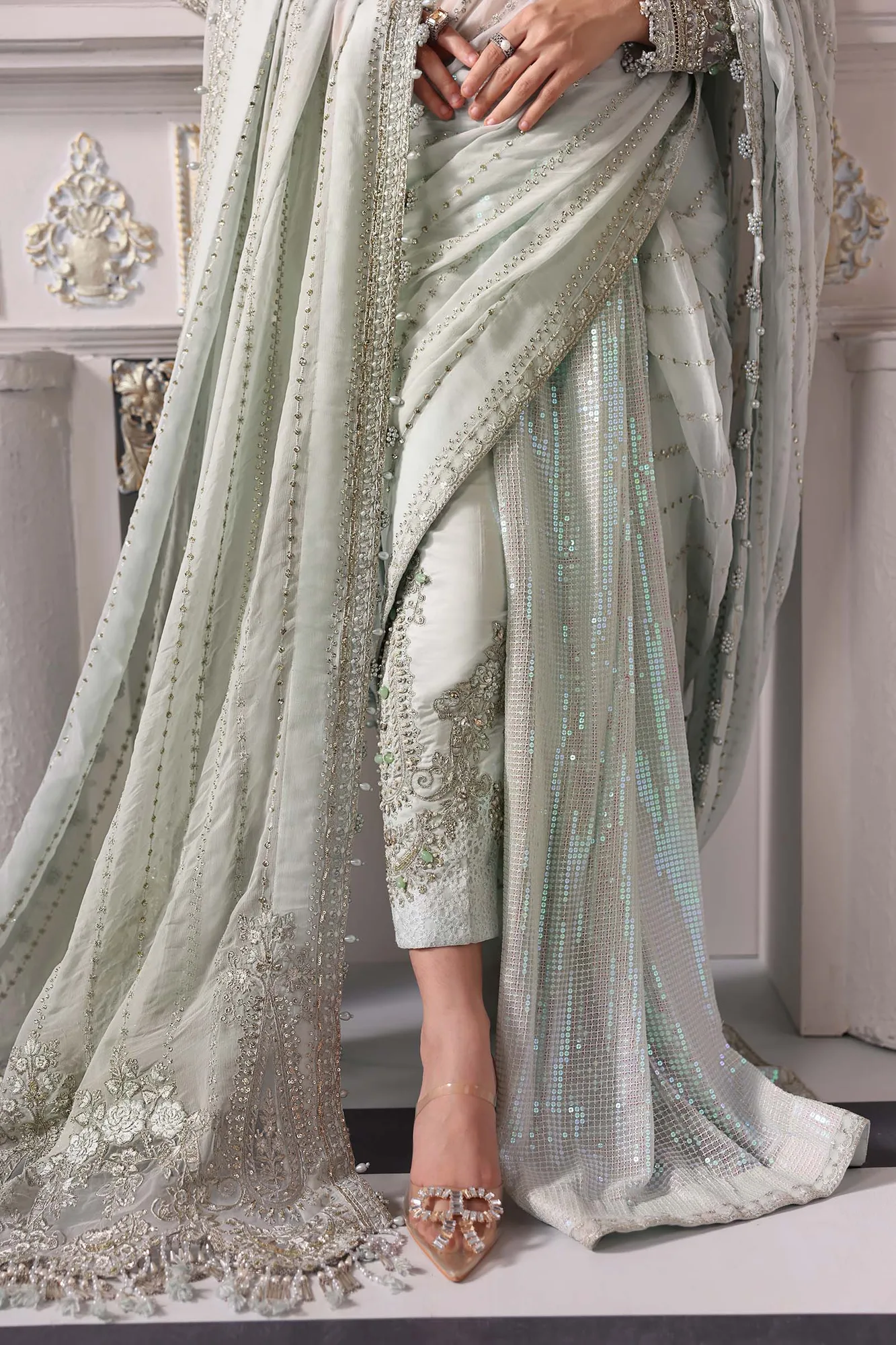 Maria B Embroidered 2025 Organza – view 13 – Poshaq