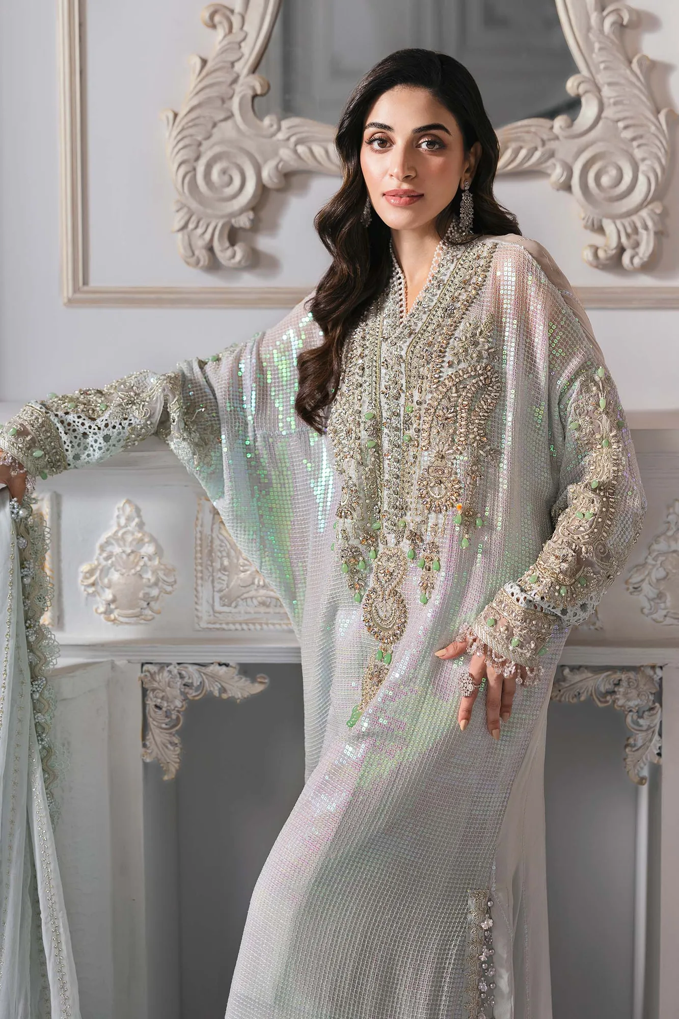Maria B Embroidered 2025 Organza – view 16 – Poshaq