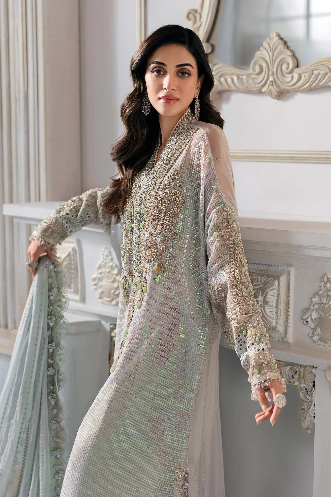 Maria B Embroidered 2025 Organza – view 7 – Poshaq