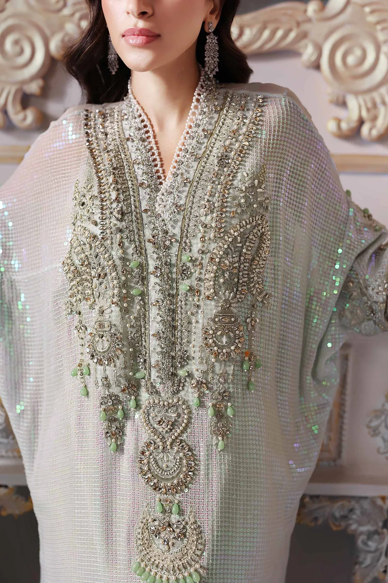 Maria B Embroidered 2025 Organza – view 8 – Poshaq
