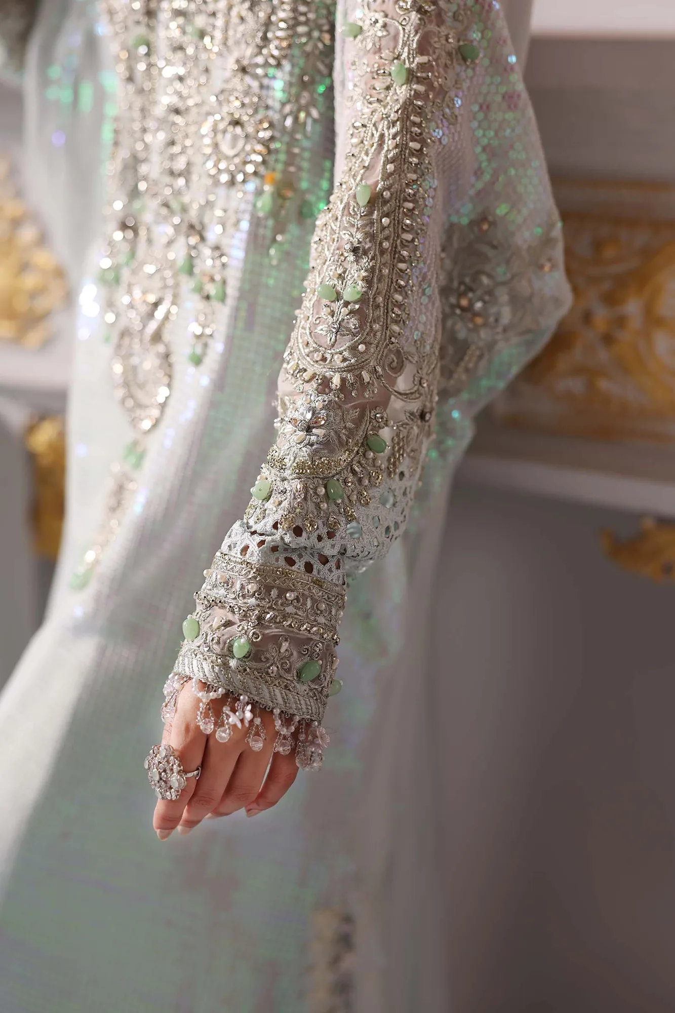 Maria B Embroidered 2025 Organza – view 9 – Poshaq