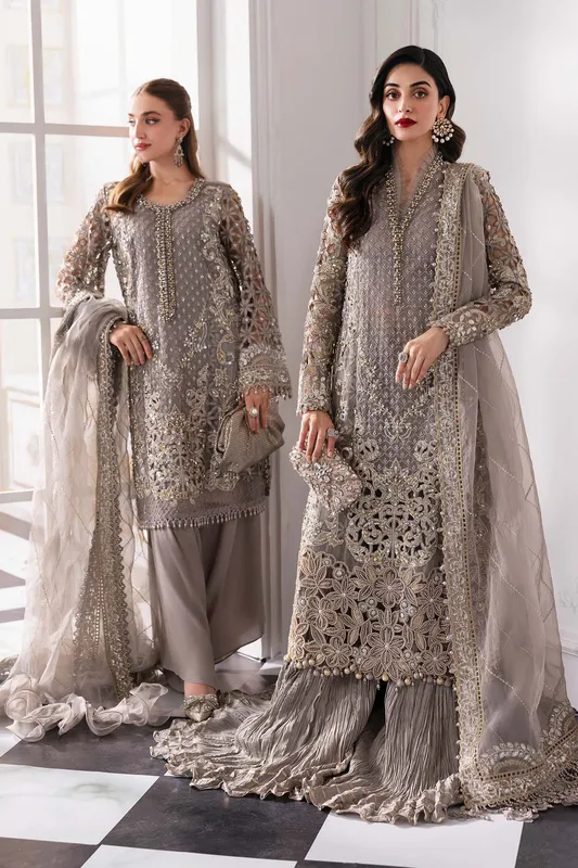 Maria B Embroidered 2025 Raw Silk – view 1 – Poshaq
