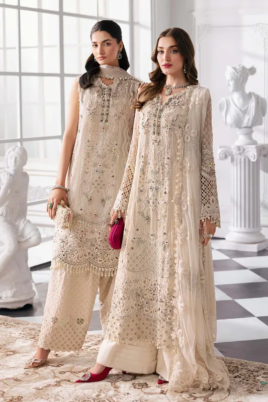 Maria B Embroidered 2025 Raw Silk – view 1 – Poshaq