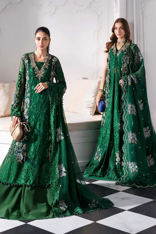Maria B Embroidered 2025 Raw Silk – view 1 – Poshaq