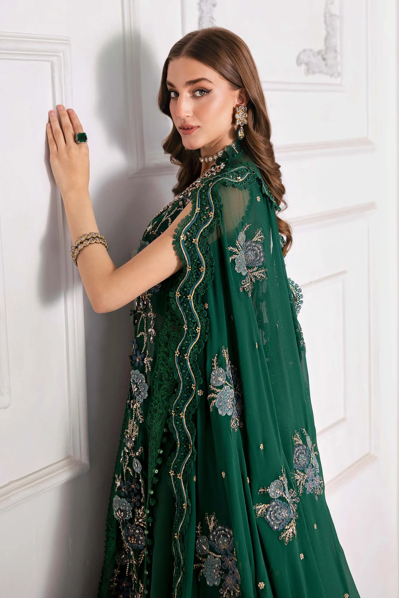 Maria B Embroidered 2025 Raw Silk – view 13 – Poshaq