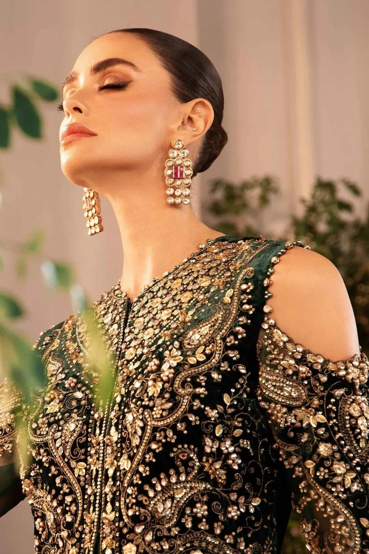 Maria B Embroidered Formals 24 Raw Silk – view 5 – Poshaq