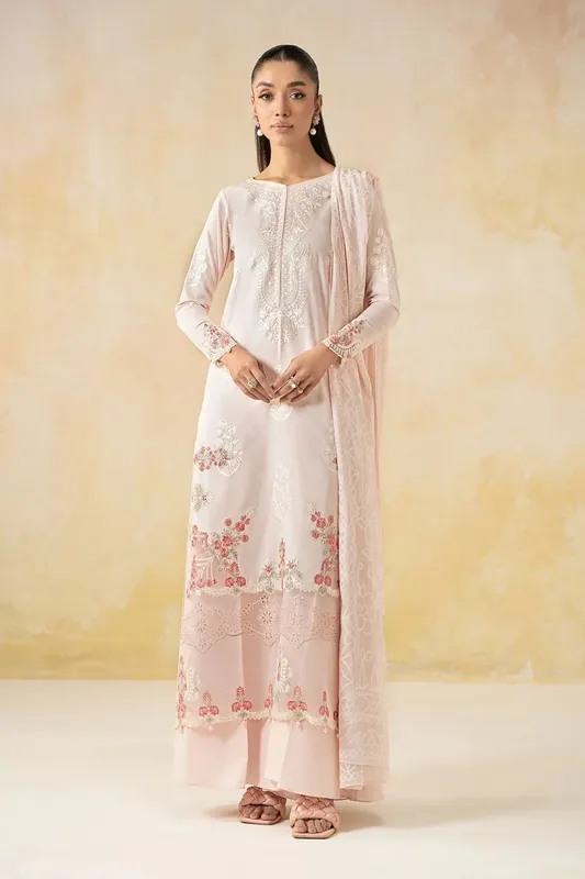 Maria B Formal Wears Pink Jacquard – view 1 – Poshaq