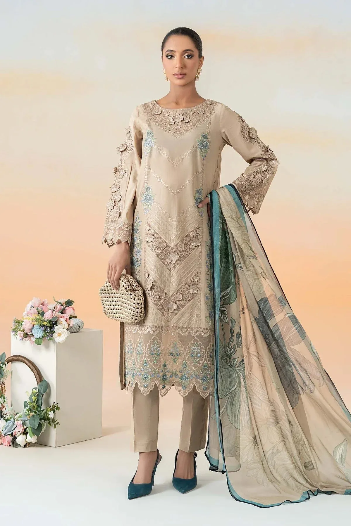 Maria B Formal Wears Organza – view 1 – Poshaq