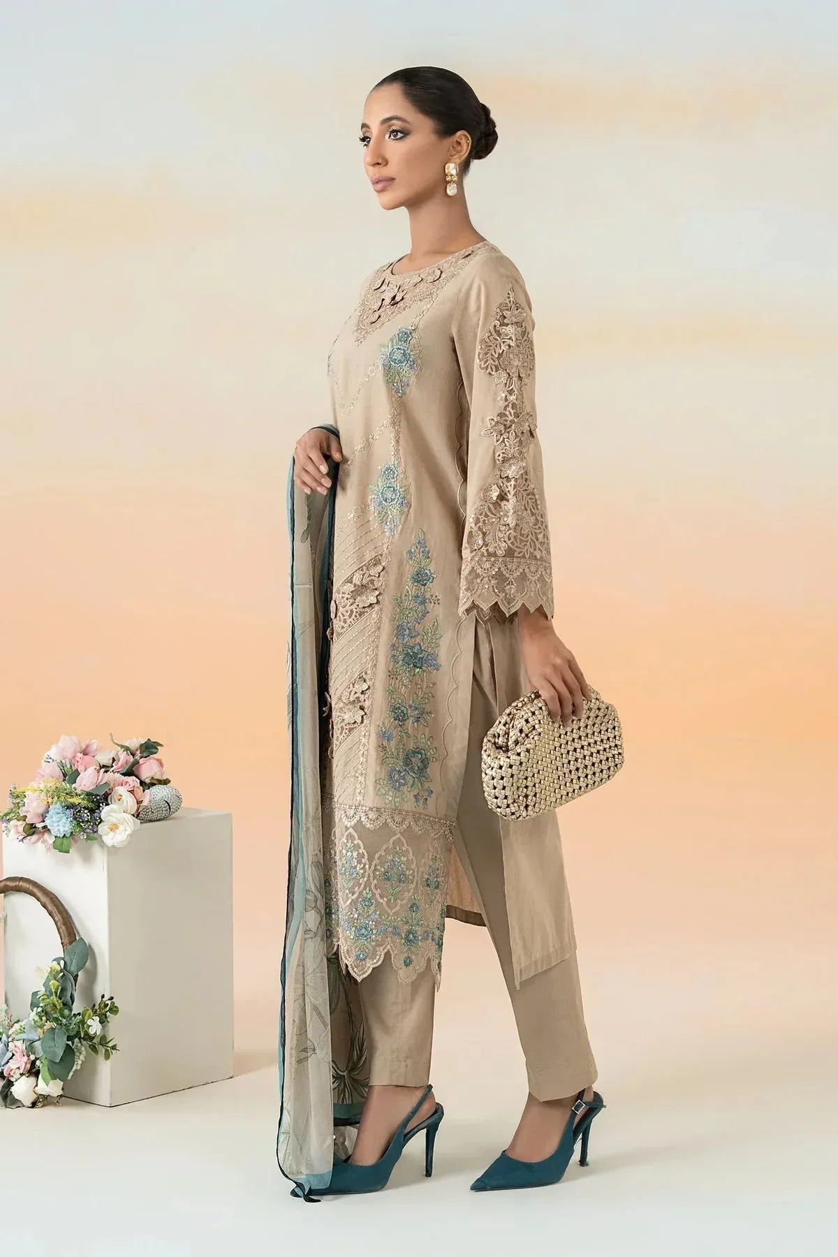 Maria B Formal Wears Organza – view 5 – Poshaq