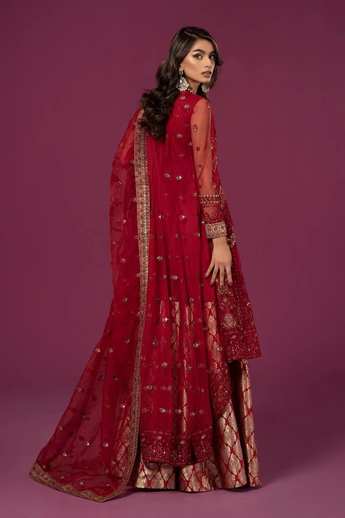 Maria B Formal Wears Net – view 2 – Poshaq