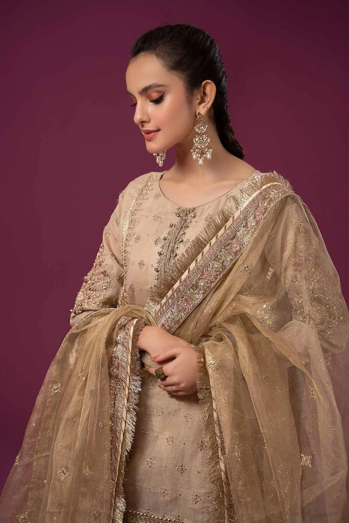 Maria B Formal Wears Cotton – view 5 – Poshaq