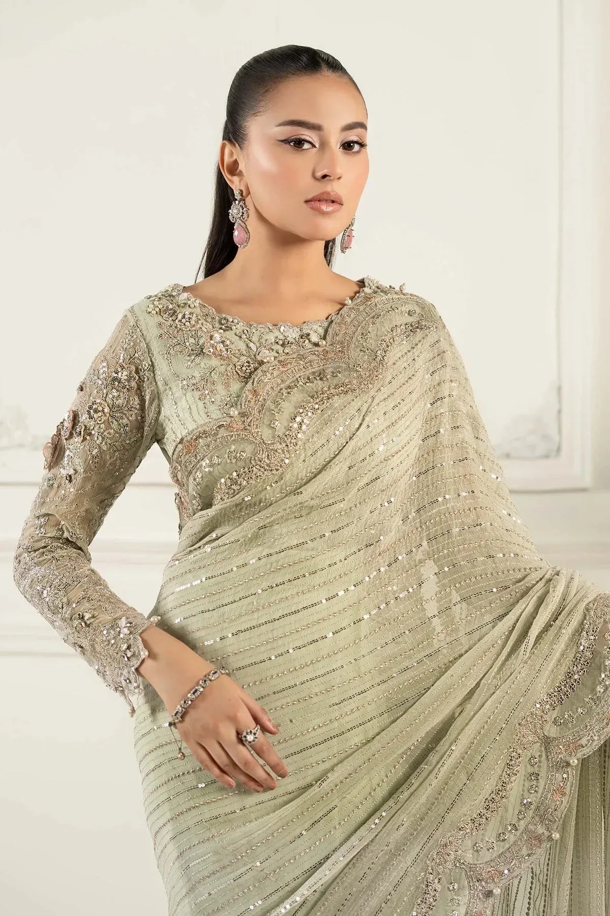 Maria B Formal Wears Raw Silk – view 3 – Poshaq