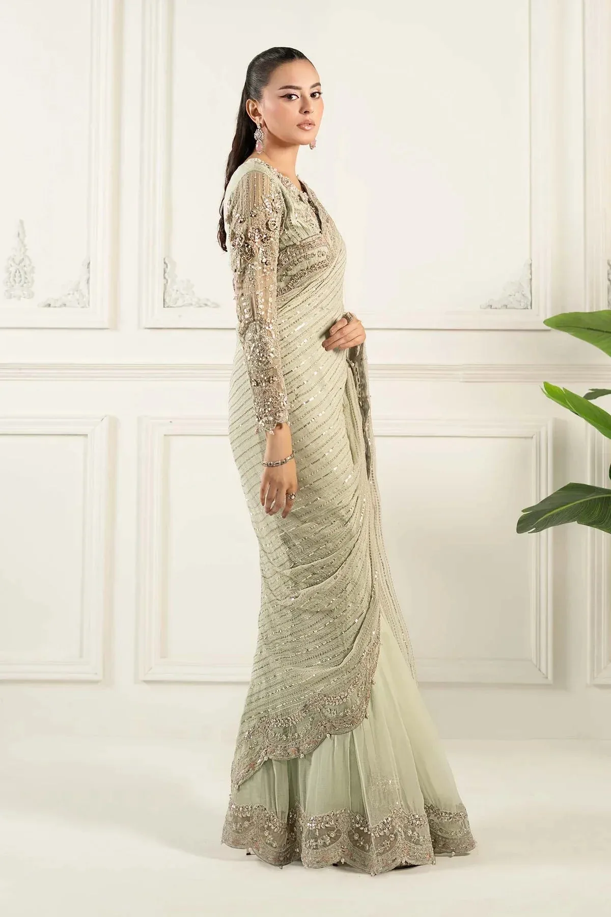 Maria B Formal Wears Raw Silk – view 5 – Poshaq