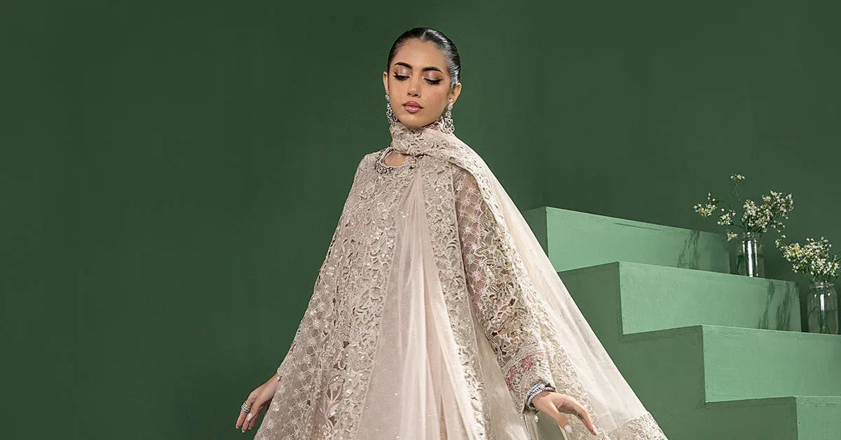 Maria B Formal Wears Grey Raw Silk – view 4 – Poshaq