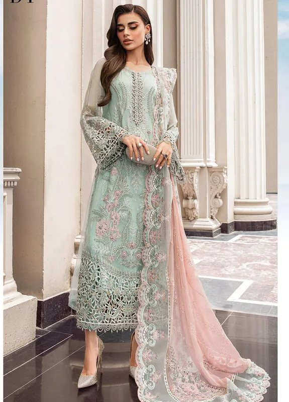Maria B Luxury Chiffon Collection Organza – view 1 – Poshaq