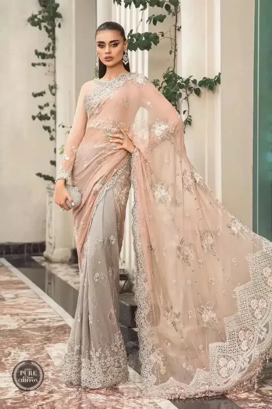 Maria B Luxury Chiffon Collection Organza – view 1 – Poshaq