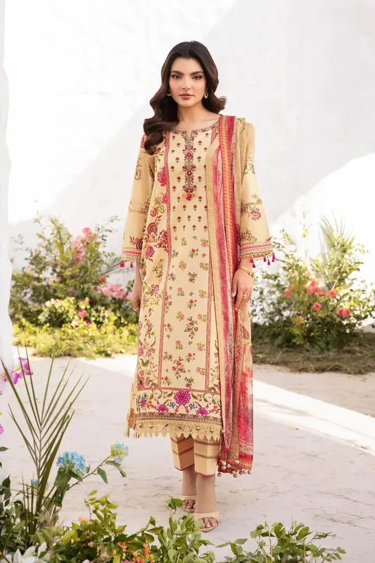 Maria B M Basic Summer Lawn 25 Organza – view 1 – Poshaq