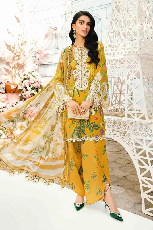 Maria B M Prints Summer 25 Chiffon – view 1 – Poshaq