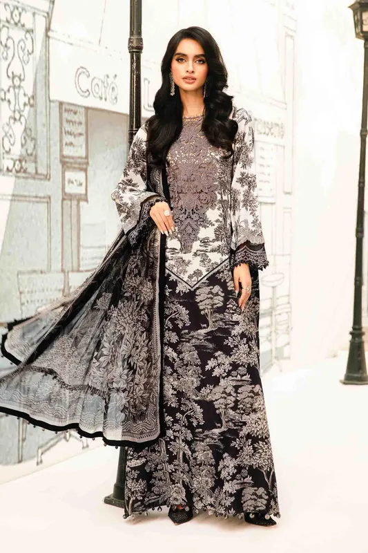 Maria B M Prints Summer 25 Organza – view 1 – Poshaq
