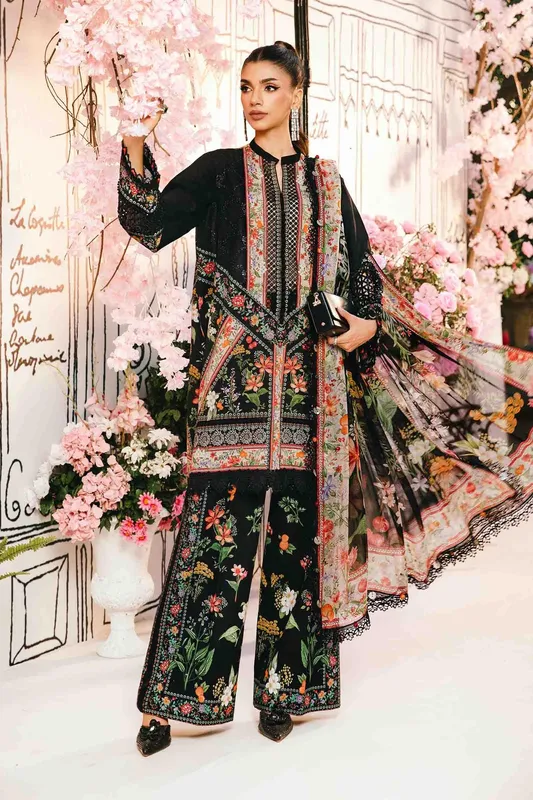 Maria B M Prints Summer 25 Organza – view 1 – Poshaq