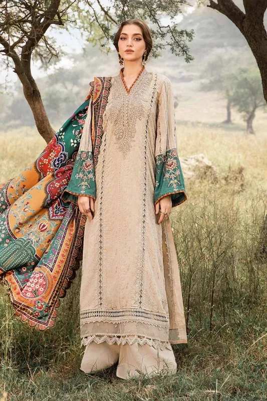 Maria B M Prints Winter 24 Linen – view 1 – Poshaq