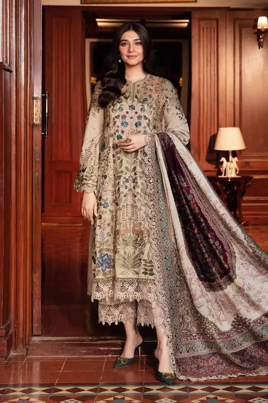 Maria B Winter Luxe 24 Linen – view 1 – Poshaq