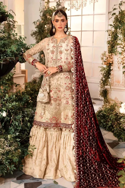 Maria B Raw Silk – view 1 – Poshaq