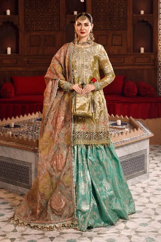 Maria B Raw Silk – view 1 – Poshaq