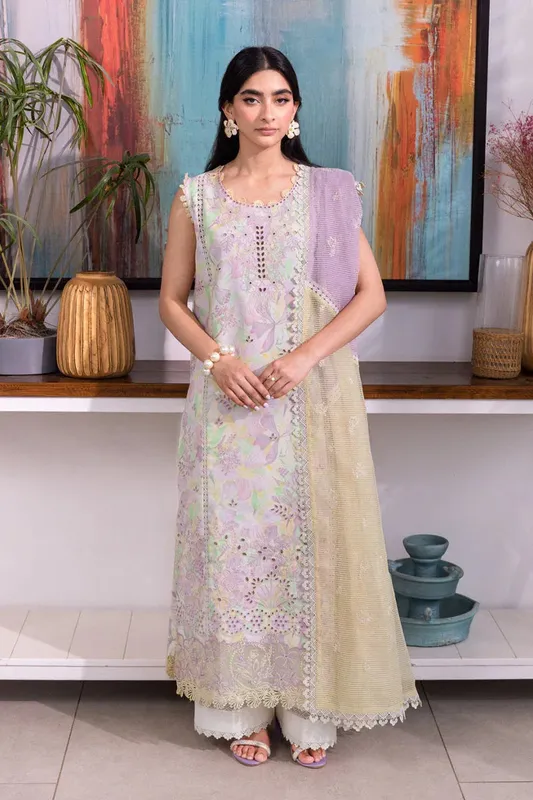 Rang Rasiya Carnation Luxury Festive Edit 25 Organza – view 1 – Poshaq