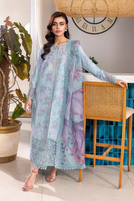 Rang Rasiya Carnation Luxury Festive Edit 25 Organza – view 1 – Poshaq