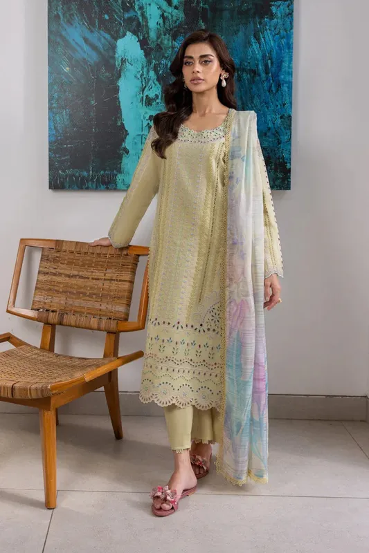 Rang Rasiya Carnation Luxury Festive Edit 25 Organza – view 1 – Poshaq