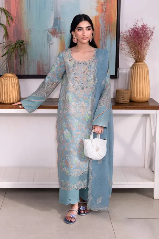 Rang Rasiya Carnation Luxury Festive Edit 25 Organza – view 1 – Poshaq