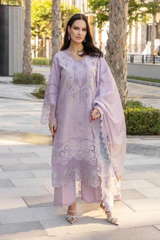 Rang Rasiya Carnation Summer Edit 25 Organza – view 1 – Poshaq