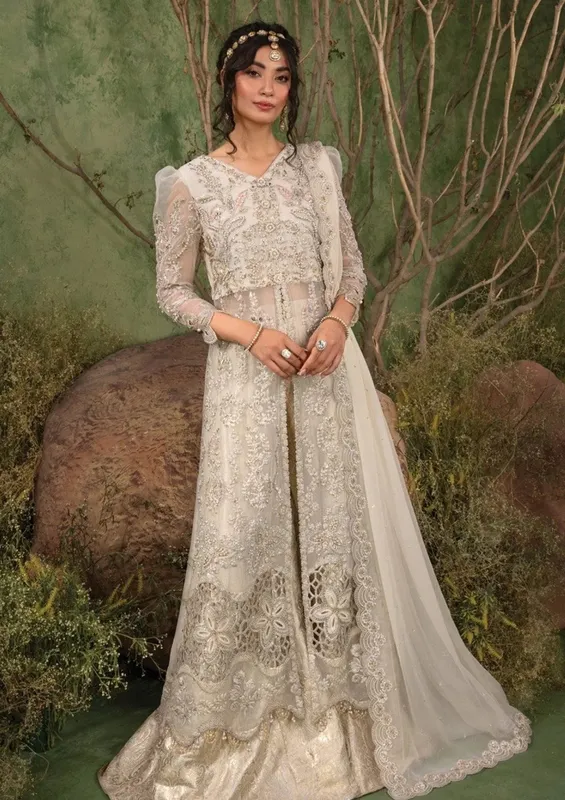 Rang Rasiya Chatoyer Wedding Formals 24 Cream Cotton – view 1 – Poshaq