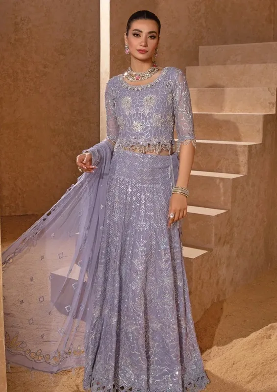Rang Rasiya Chatoyer Wedding Formals 24 Purple Raw Silk – view 1 – Poshaq
