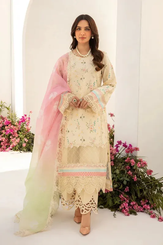 Rang Rasiya Florence Summer Edit 24 Organza – view 1 – Poshaq