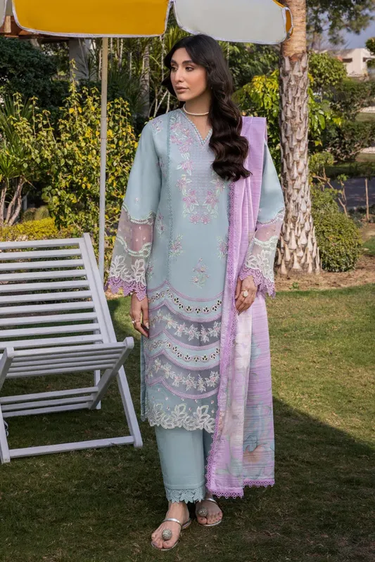 Rang Rasiya Florence Summer Edit 25 Organza – view 1 – Poshaq