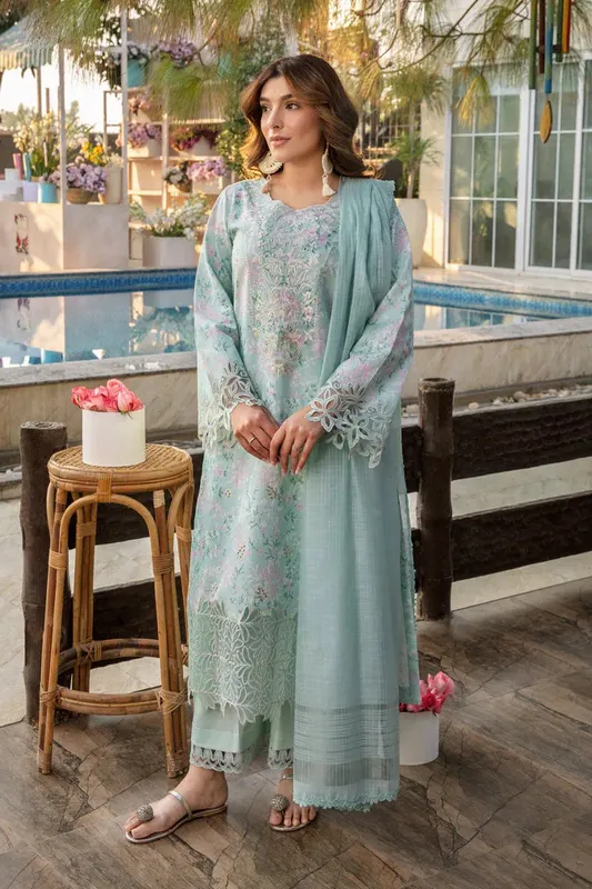 Rang Rasiya Florence Summer Edit 25 Organza – view 1 – Poshaq