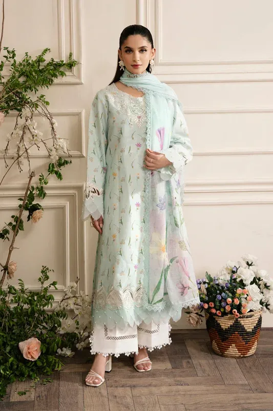 Rang Rasiya Lifestyle Embroidered Edit 24 Organza – view 1 – Poshaq