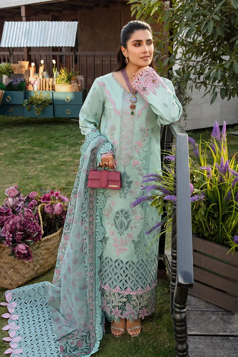 Rang Rasiya Premium Collection 24 Green Organza – view 2 – Poshaq