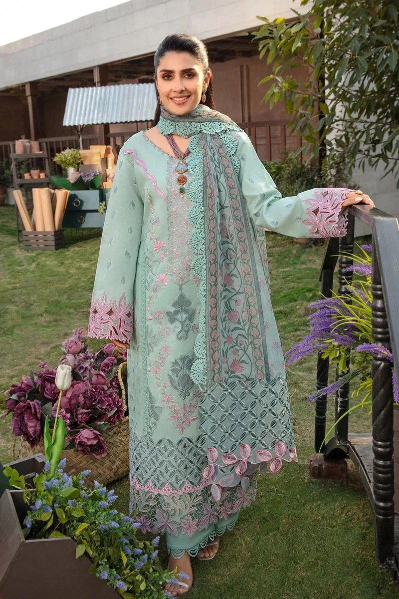 Rang Rasiya Premium Collection 24 Green Organza – view 4 – Poshaq