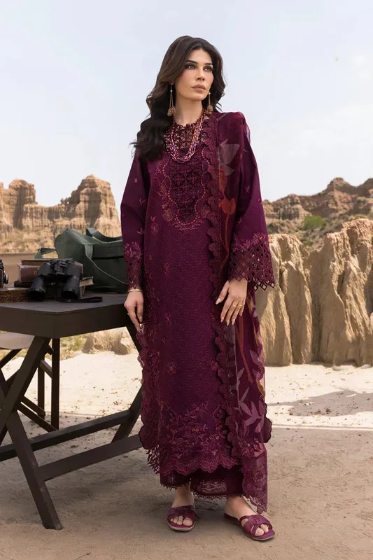 Rang Rasiya Premium Eid Edit 25 Organza – view 1 – Poshaq