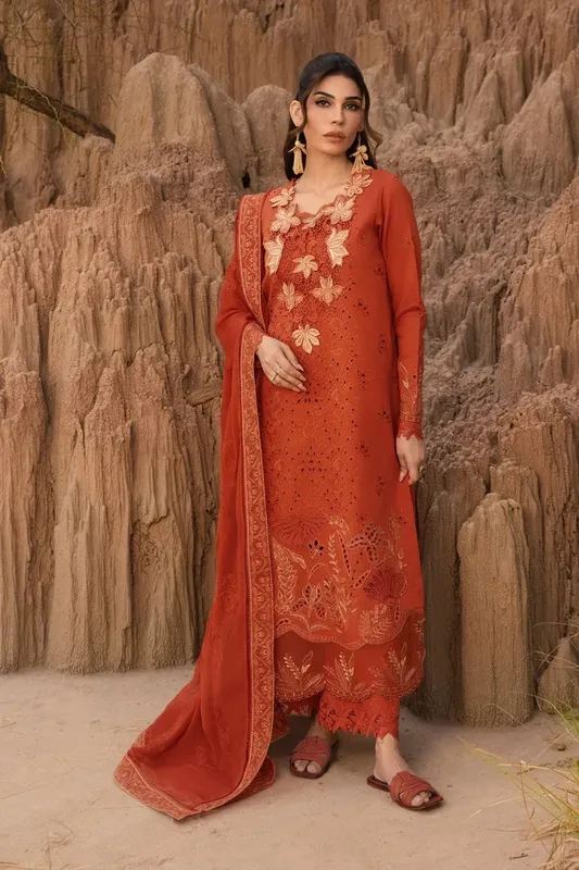 Rang Rasiya Premium Eid Edit 25 Organza – view 1 – Poshaq