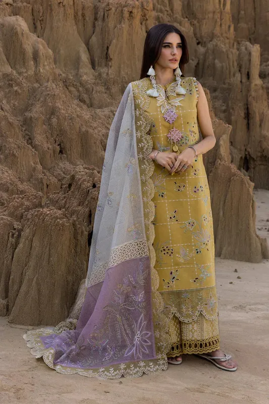 Rang Rasiya Premium Eid Edit 25 Organza – view 1 – Poshaq