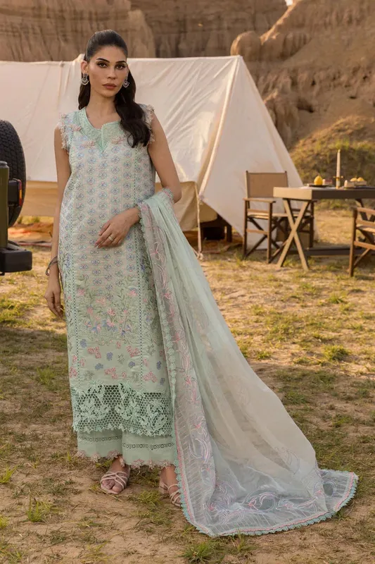 Rang Rasiya Premium Eid Edit 25 Organza – view 1 – Poshaq