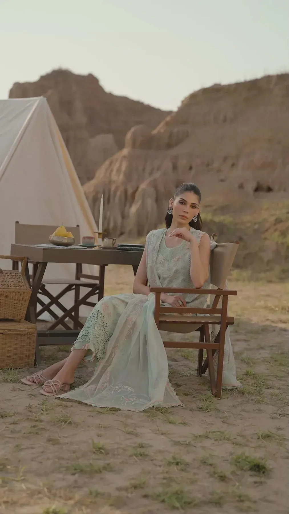Rang Rasiya Premium Eid Edit 25 Organza – view 6 – Poshaq